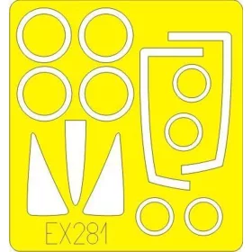 Eduard Accessories F-100C – kabin- és ablakmaszk