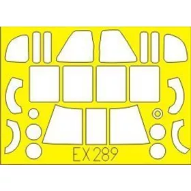 Eduard Accessories MH-60K (ITA) - kabin- és ablakmaszk