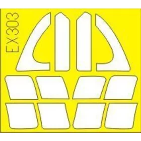   Eduard Accessories Su-24M Fencer D for Trumpeter - kabin- és ablakmaszk
