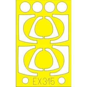 Eduard Accessories F-5E for AFV-Club - kabin- és ablakmaszk