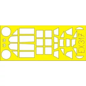   Eduard Accessories Bf 109E for Airfix - Bf 109E – kabin- és ablakmaszk