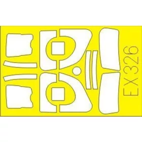 Eduard Accessories S-2F for Kinetic - kabin- és ablakmaszk