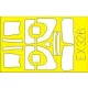 Eduard Accessories S-2F for Kinetic - kabin- és ablakmaszk