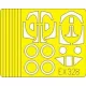 Eduard Accessories Fw 190D Weekend for Eduard - kabin- és ablakmaszk