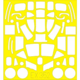   Eduard Accessories PV-1 1/48 for Revell - kabin- és ablakmaszk