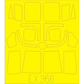   Eduard Accessories Lynx HMA.8 for Airfix - kabin- és ablakmaszk