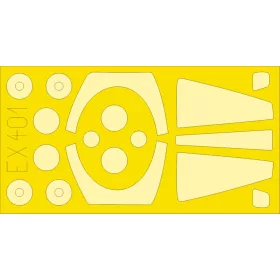   Eduard Accessories Jaguar GR.1/GR.3 for Kitty Hawk - kabin- és ablakmaszk