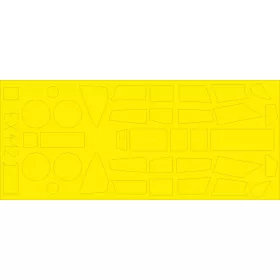   Eduard Accessories Me 410A-1 for Meng - kabin- és ablakmaszk