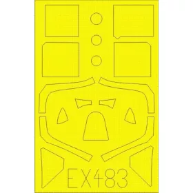   Eduard Accessories Spitfire Mk.VIII for Eduard - kabin- és ablakmaszk