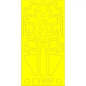 Eduard Accessories MiG-31BM for AMK - kabin- és ablakmaszk