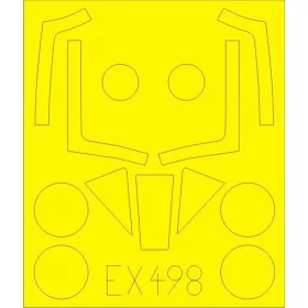   Eduard Accessories Meteor F.8 for Airfix - kabin- és ablakmaszk
