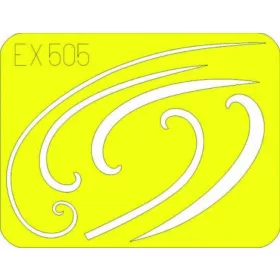   Eduard Accessories Spinner spirals Fw 190A/F - Spinner spirals Fw 190A/F – kabin- és ablakmaszk