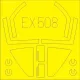 Eduard Accessories Sea Harrier FRS.1 for Kinetic - kabin- és ablakmaszk