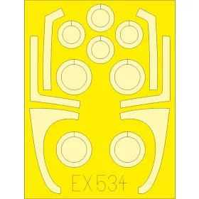  Eduard Accessories F/A-18C for Kinetic - kabin- és ablakmaszk