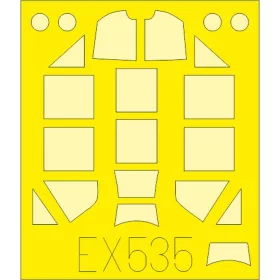   Eduard Accessories Bf 109F-4 for Eduard - kabin- és ablakmaszk