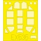 Eduard Accessories Bf 109F-4 for Eduard - kabin- és ablakmaszk