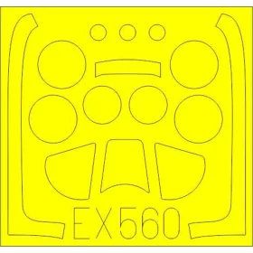 Eduard Accessories P-51D for Airfix - kabin- és ablakmaszk