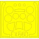 Eduard Accessories P-51D for Airfix - kabin- és ablakmaszk