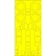 Eduard Accessories Bf 109G-6 for Tamiya - Bf 109G-6 – kabin- és ablakmaszk