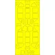 Eduard Accessories Bf 109F TFace for Eduard - kétoldalas kabinmaszk (TFace)