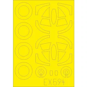   Eduard Accessories A-4F TFace for Hobby Boss - kétoldalas kabinmaszk (TFace)