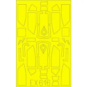   Eduard Accessories Bf 109G-14 TFace for Eduard - kétoldalas kabinmaszk (TFace)