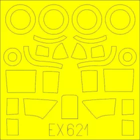   Eduard Accessories Beaufighter TF.X for Revell - kabin- és ablakmaszk