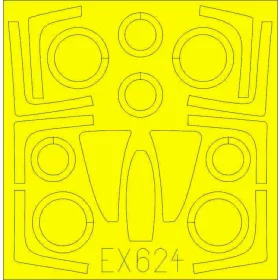   Eduard Accessories F-14D for Tamiya - F-14D – kabin- és ablakmaszk