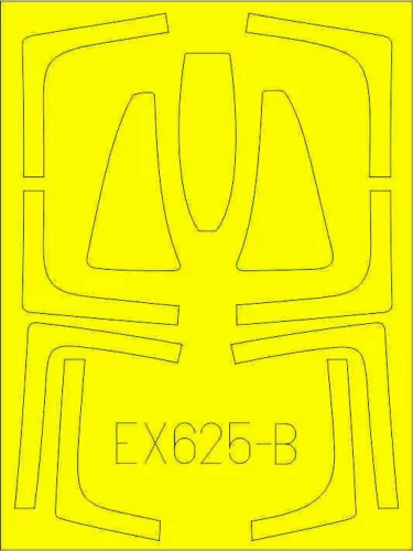 Eduard Accessories F-14D TFace for Tamiya - kétoldalas kabinmaszk (TFace)