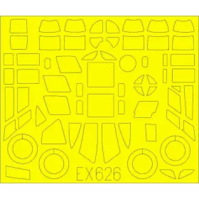   Eduard Accessories Blenheim Mk.IF for Airfix - Blenheim Mk.IF – kabin- és ablakmaszk