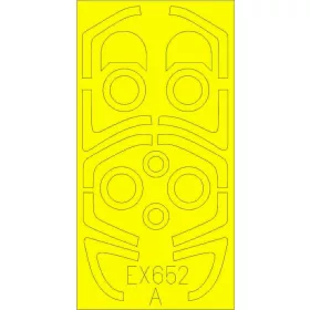   Eduard Accessories L-39MS/L-59 TFace for Trumpeter - kétoldalas kabinmaszk (TFace)