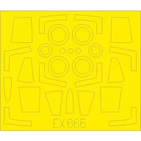   Eduard Accessories F-104G TFace for Kinetic - kétoldalas kabinmaszk (TFace)