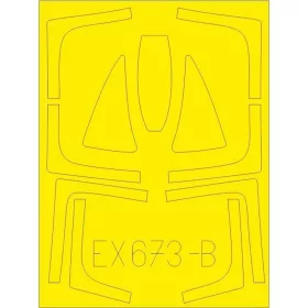   Eduard Accessories F-14D TFace for AMK - kétoldalas kabinmaszk (TFace)