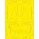 Eduard Accessories F-14D TFace for AMK - kétoldalas kabinmaszk (TFace)
