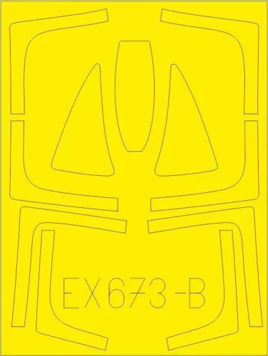 Eduard Accessories F-14D TFace for AMK - kétoldalas kabinmaszk (TFace)