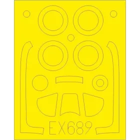   Eduard Accessories P-51D-5 for Airfix - kabin- és ablakmaszk