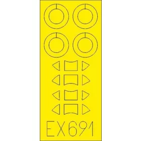   Eduard Accessories Tiger Moth for Airfix - kabin- és ablakmaszk
