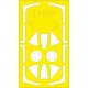 Eduard Accessories Hunter F.4/F.5 TFace for Airfix - kétoldalas kabinmaszk (TFace)