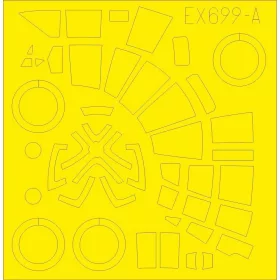   Eduard Accessories He 111Z TFace for ICM - kétoldalas kabinmaszk (TFace)