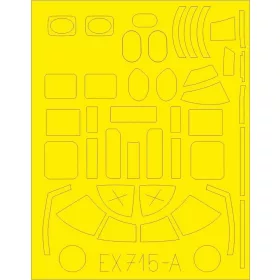   Eduard Accessories B-25D TFace for Revell - kétoldalas kabinmaszk (TFace)
