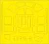 Eduard Accessories B-25D TFace for Revell - kétoldalas kabinmaszk (TFace)