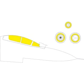   Eduard Accessories Su-30SM TFace 1/48 for KITTY HAWK - kétoldalas kabinmaszk (TFace)