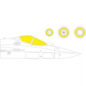   Eduard Accessories Su-57 TFace 1/48 for ZVEZDA - kétoldalas kabinmaszk (TFace)
