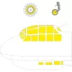 Eduard Accessories Ju 88C-6 1/48 for ICM - kabin- és ablakmaszk