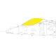 Eduard Accessories AV-8A 1/48 for KINETIC - kabin- és ablakmaszk