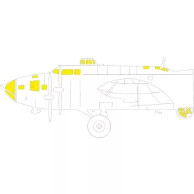   Eduard Accessories B-17F 1/48 for HKM - kabin- és ablakmaszk