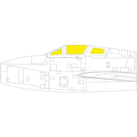  Eduard Accessories F-84F 1/48 for KINETIC - kabin- és ablakmaszk