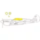 Eduard Accessories P-40N for ACADEMY - kabin- és ablakmaszk