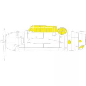   Eduard Accessories TBF-1C Tface, for ACADEMY - kétoldalas kabinmaszk (TFace)