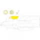 Eduard Accessories Hs 129B TFace for HOBBY 2000/HASEGAWA - kétoldalas kabinmaszk (TFace)